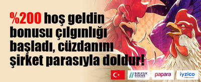 Hoş Geldin Bonusu promotion